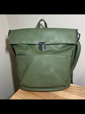 Urban Originals Jillian Backpack Forest Green Laptop Sleeve Anthropologie